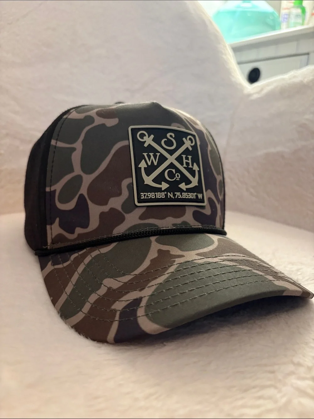 Wicked Seas Hat Company green camo hat